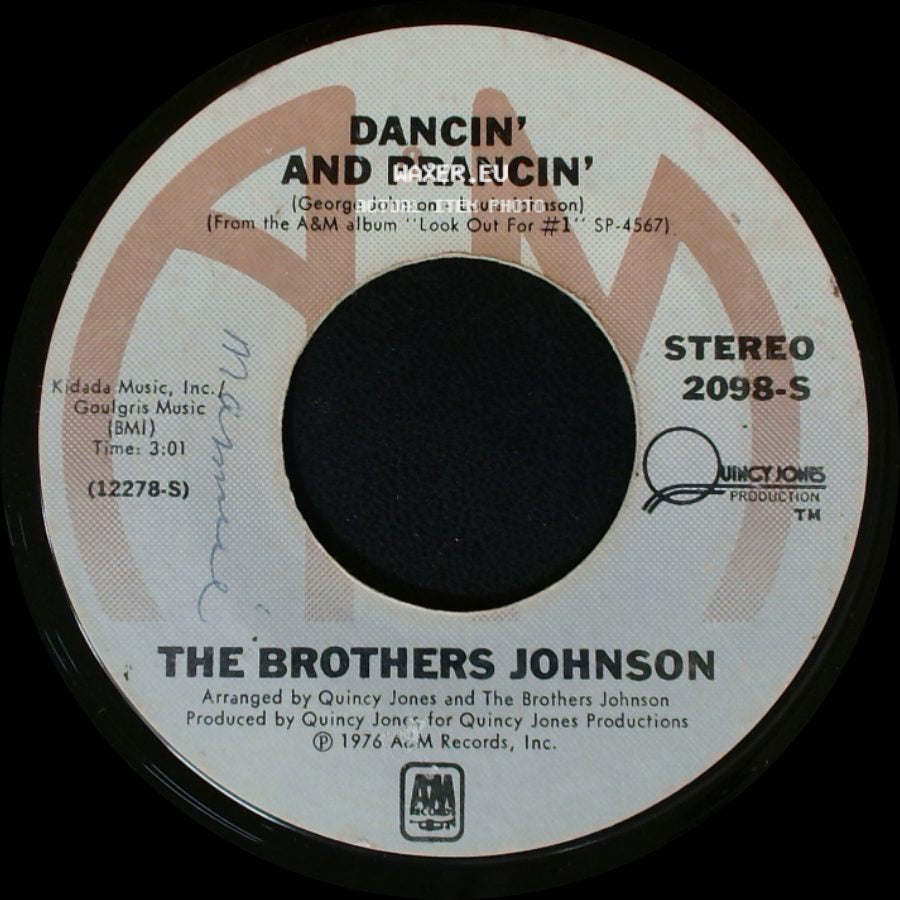 The Brothers Johnson - Dancin' And Prancin' / Ain't We Funkin' Now side A