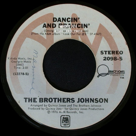 The Brothers Johnson - Dancin' And Prancin' / Ain't We Funkin' Now side A