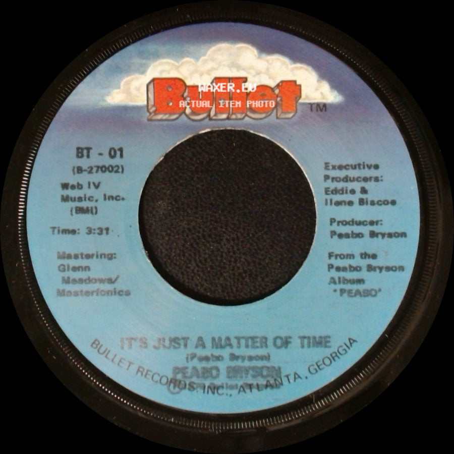 Peabo Bryson - It's Just A Matter Of Time / Underground Music side A