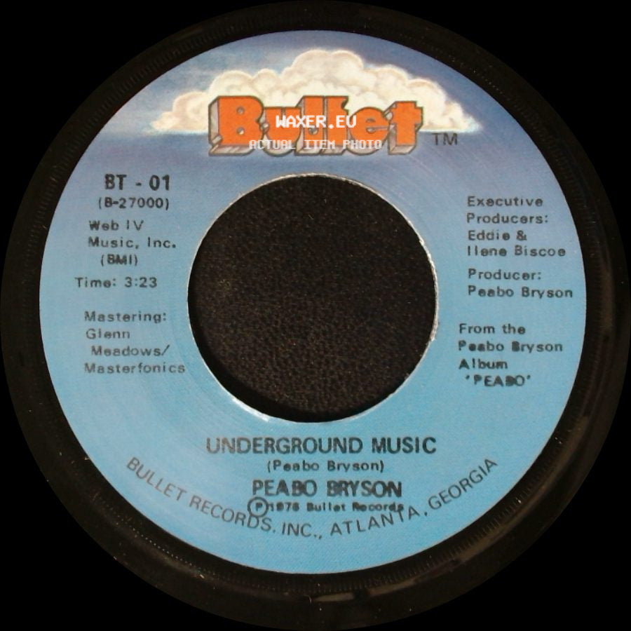 Peabo Bryson - It's Just A Matter Of Time / Underground Music side B