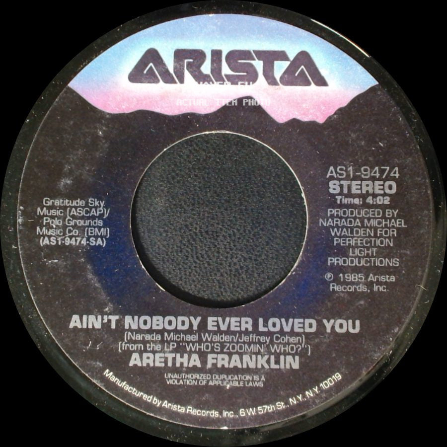 Aretha Franklin - Ain't Nobody Ever Loved You / Push (Duet With Peter Wolf) side A