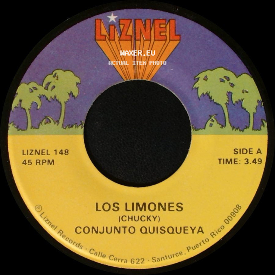Conjunto Quisqueya - Los Limones / Fui Fuio side A