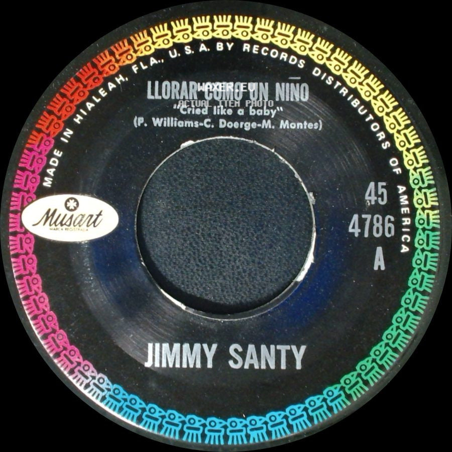 Jimmy Santy - Llorar Como Un Niño / Genoveva side A