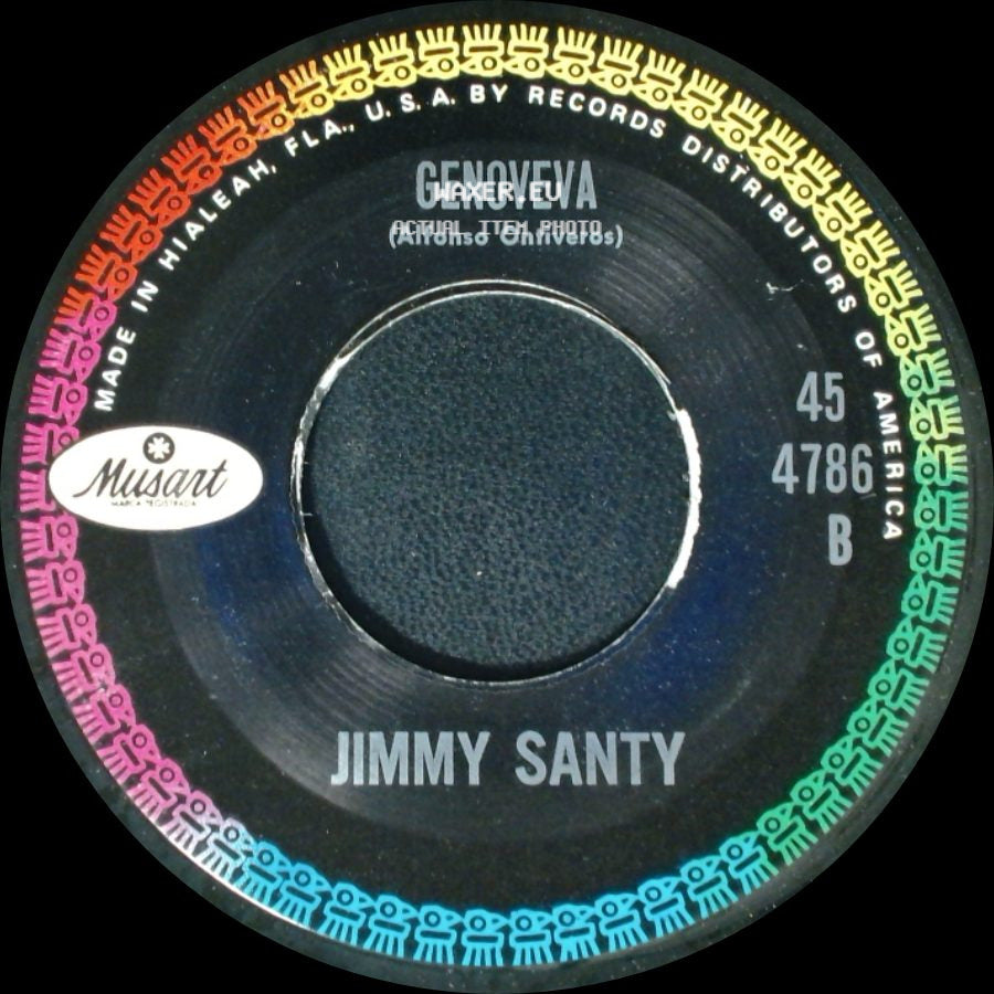 Jimmy Santy - Llorar Como Un Niño / Genoveva side B