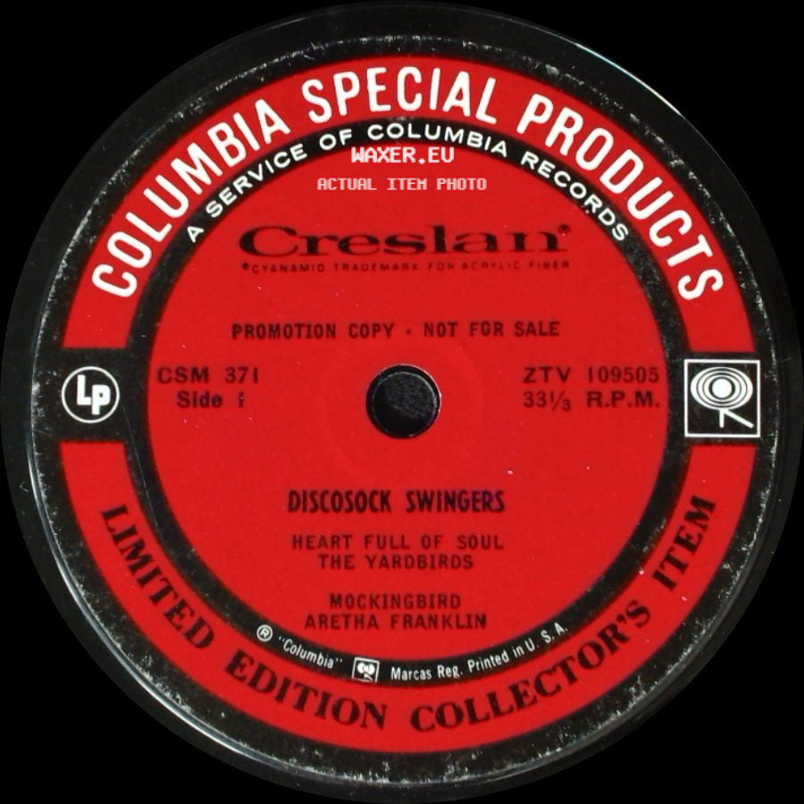 Discosock Swingers - Heart Full Of Soul / Mockingbird / Tell Me Baby / Funny How Time Slips Away side A