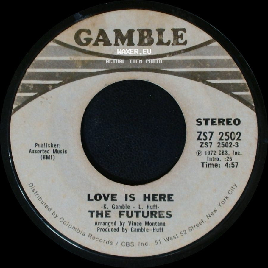 The Futures - Stay With Me / Love Is Here side B