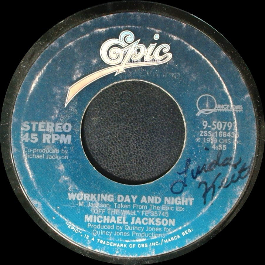 Michael Jackson - Working Day And Night / Rock With You side A
