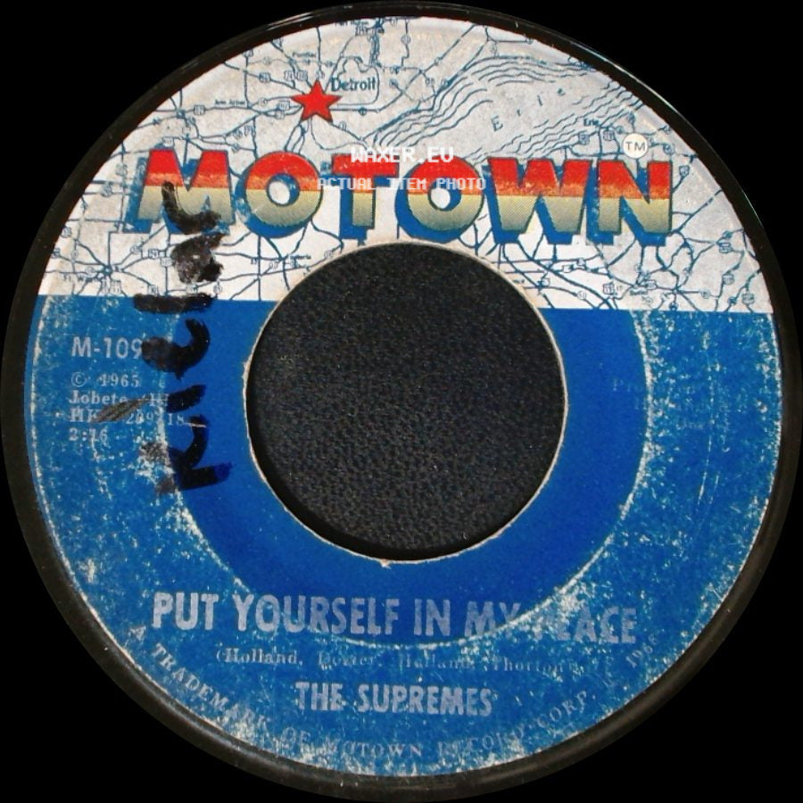 The Supremes - You Can't Hurry Love / Put Yourself In My Place side B