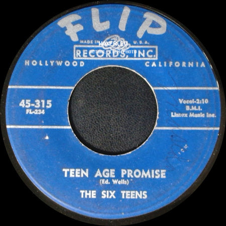 The Six Teens - Teen Age Promise / A Casual Look side A