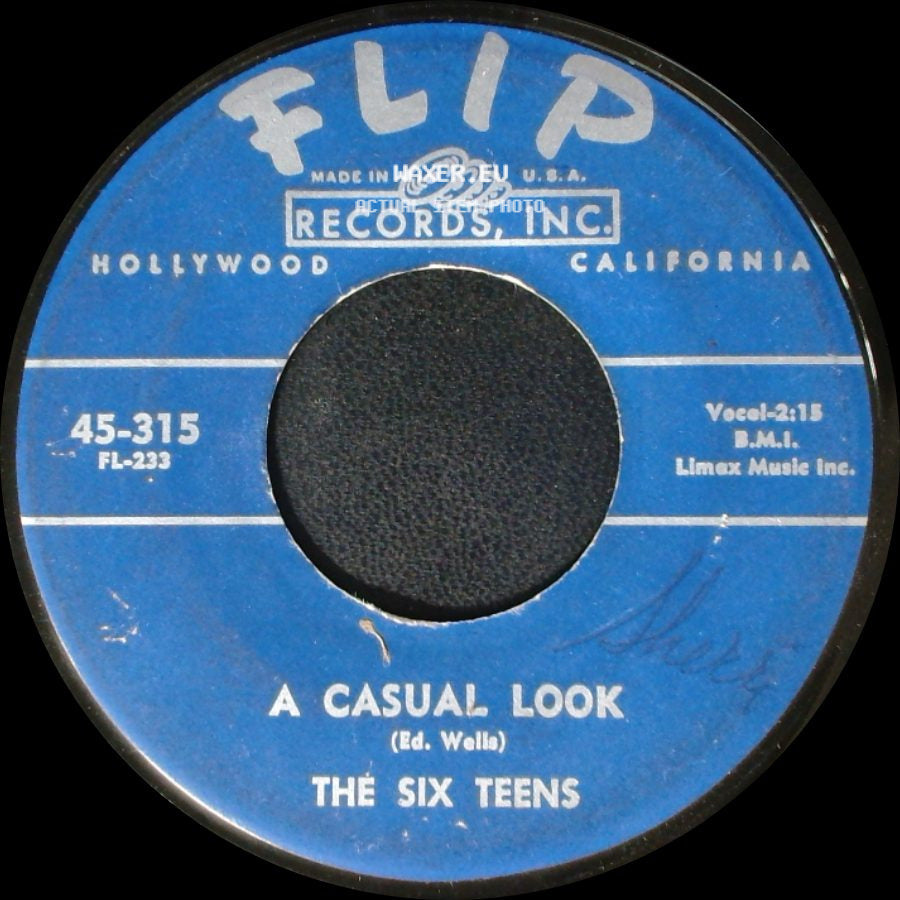 The Six Teens - Teen Age Promise / A Casual Look side B