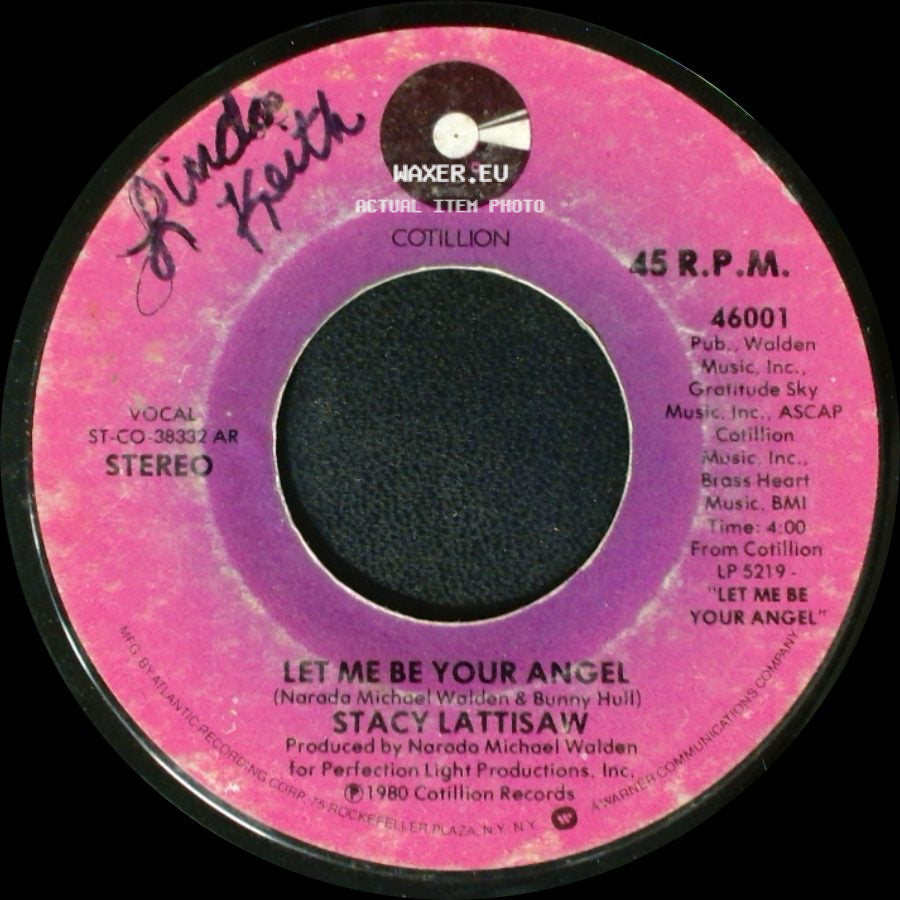Stacy Lattisaw - You Don't Love Me Anymore / Let Me Be Your Angel side B