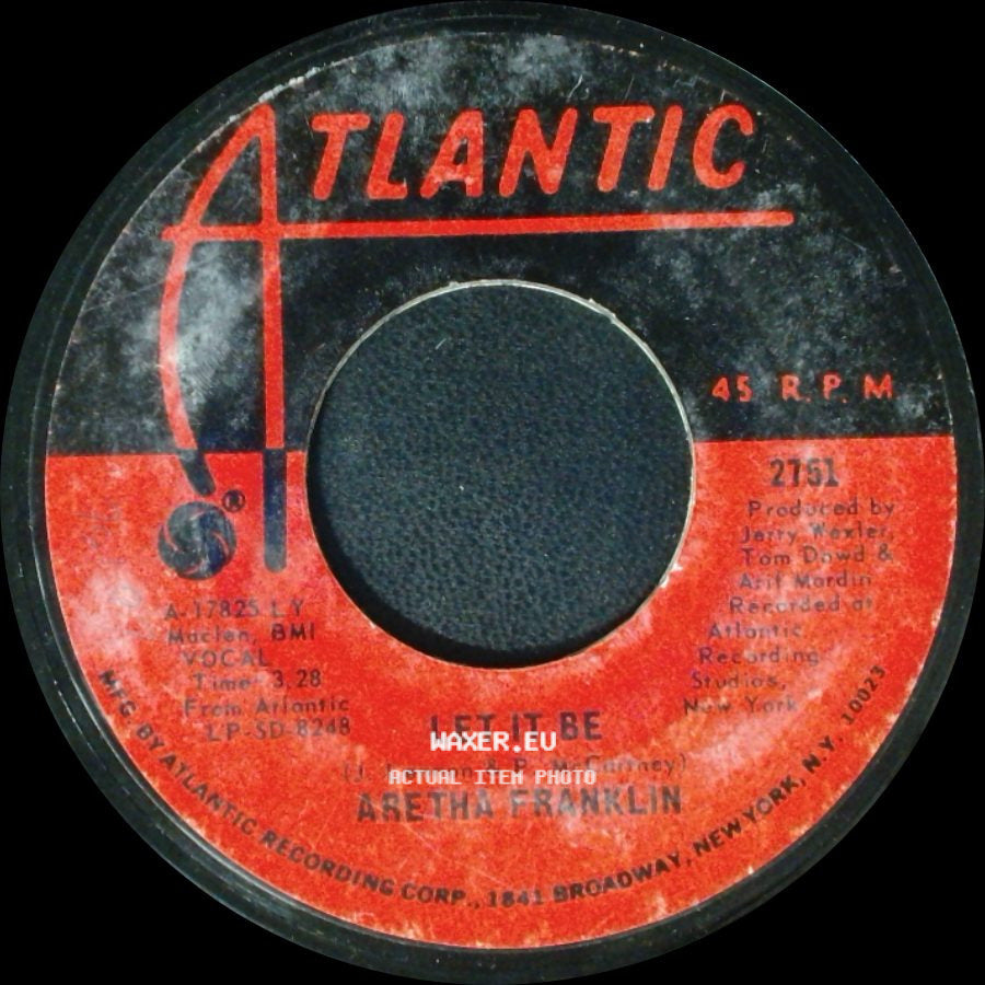 Aretha Franklin With The Dixie Flyers / Aretha Franklin - Don't Play That Song / Let It Be side B