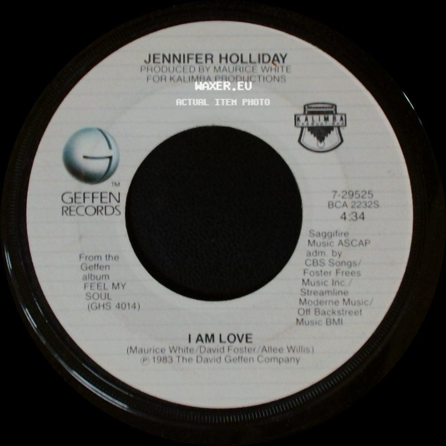 Jennifer Holliday - Heartstrings / I Am Love side B