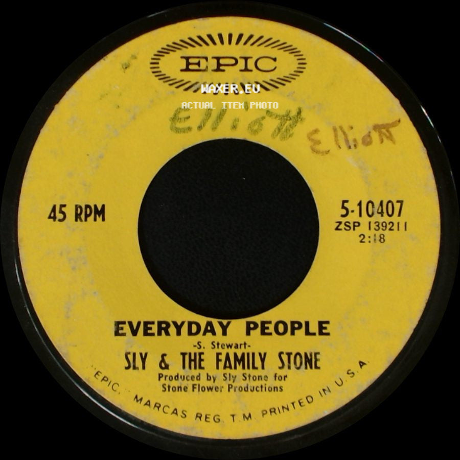 Sly & The Family Stone - Everyday People / Sing A Simple Song side A