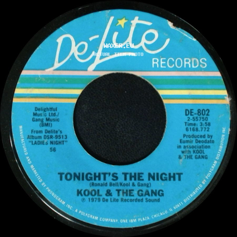 Kool & The Gang - Too Hot / Tonight's The Night side B
