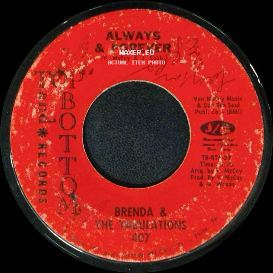 Brenda & The Tabulations - Right On The Tip Of My Tongue / Always & Forever side B