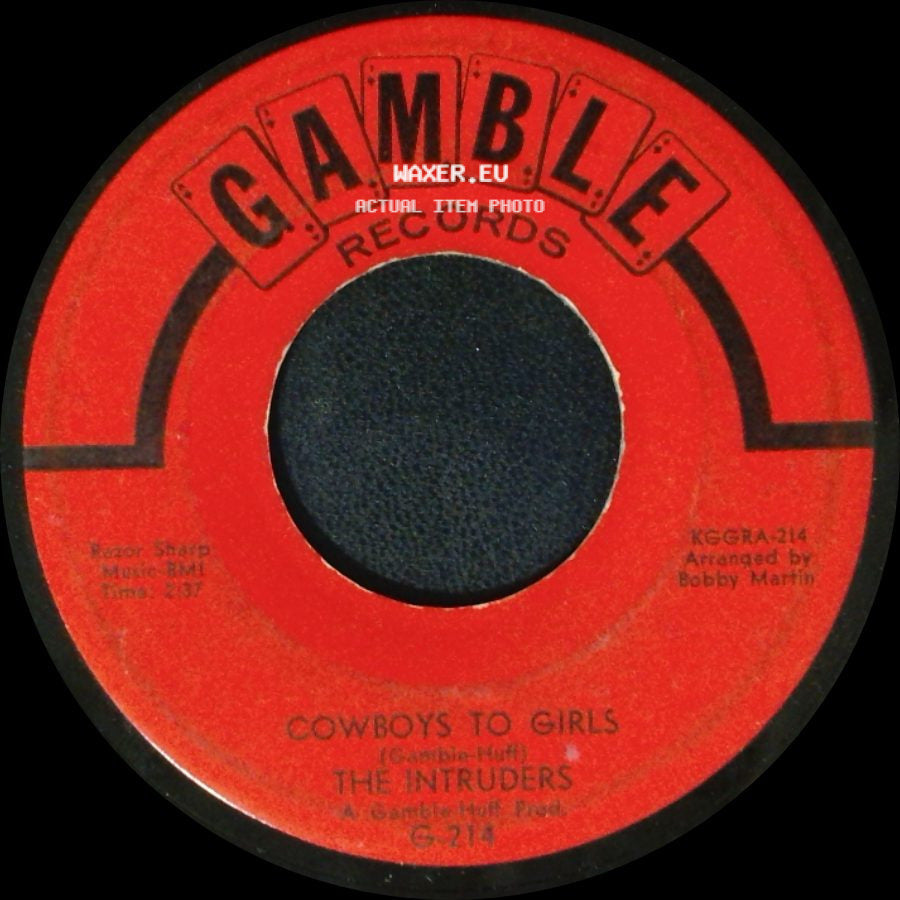 The Intruders - Cowboys To Girls / Turn The Hands Of Time side A