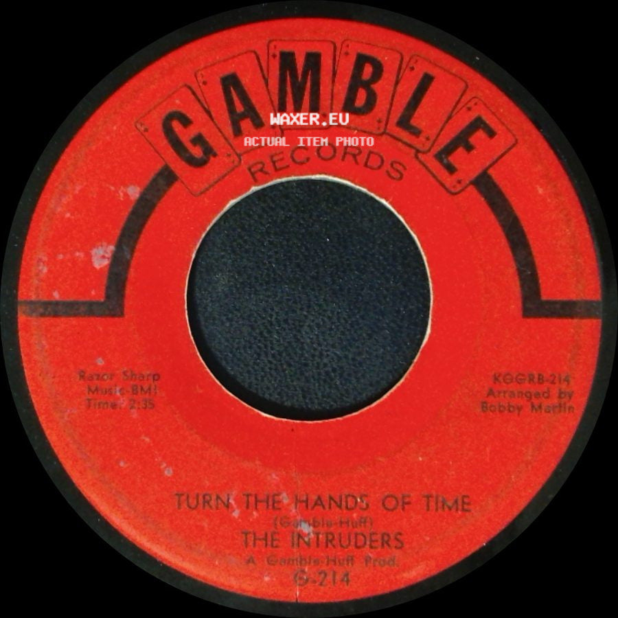 The Intruders - Cowboys To Girls / Turn The Hands Of Time side B