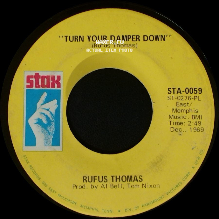 Rufus Thomas - Do The Funky Chicken / Turn Your Damper Down side B