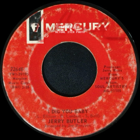 Jerry Butler - I Dig You Baby / Some Kinda Magic side A