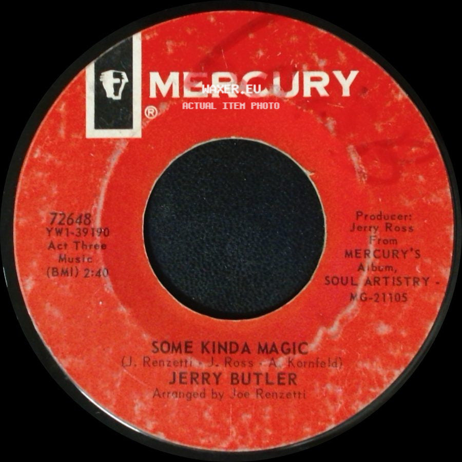 Jerry Butler - I Dig You Baby / Some Kinda Magic side B