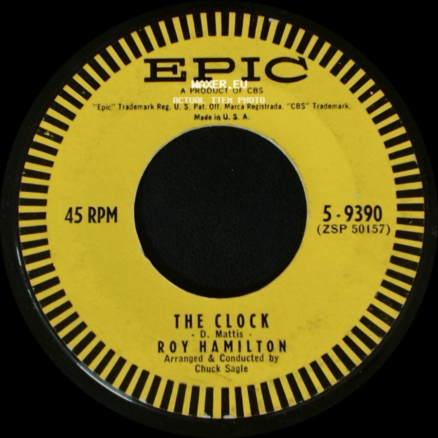 Roy Hamilton - The Clock / I Get The Blues When It Rains side A