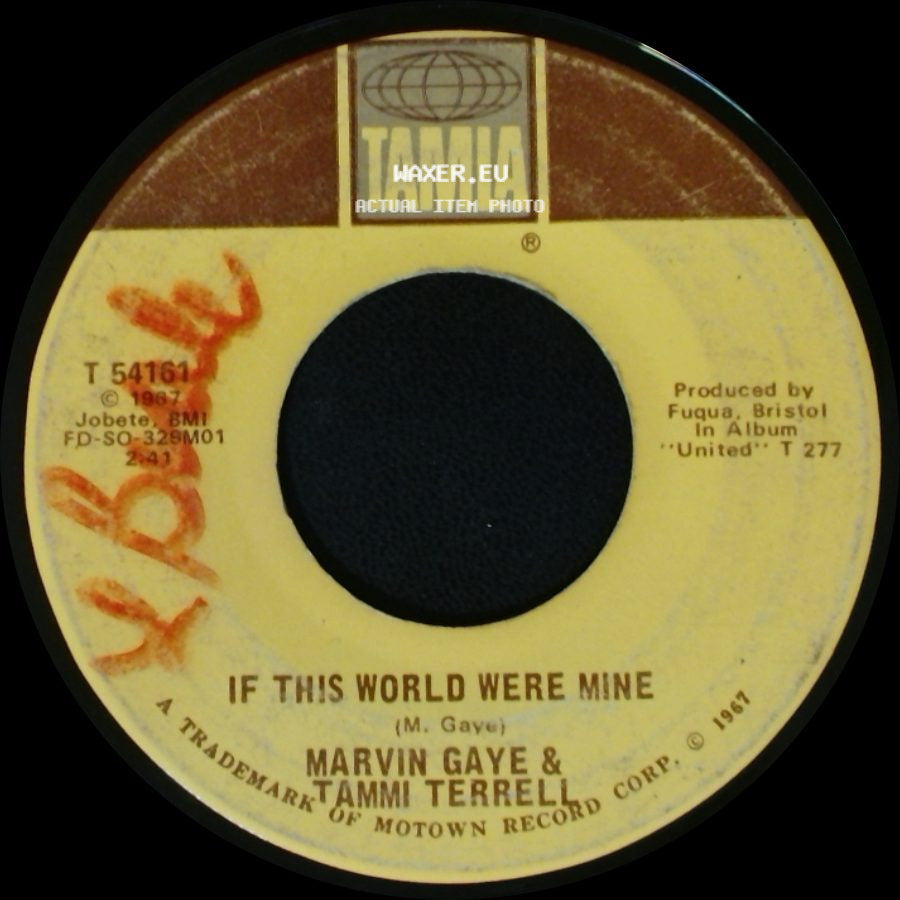 Marvin Gaye & Tammi Terrell - If This World Were Mine / If I Could Build My Whole World Around You side A