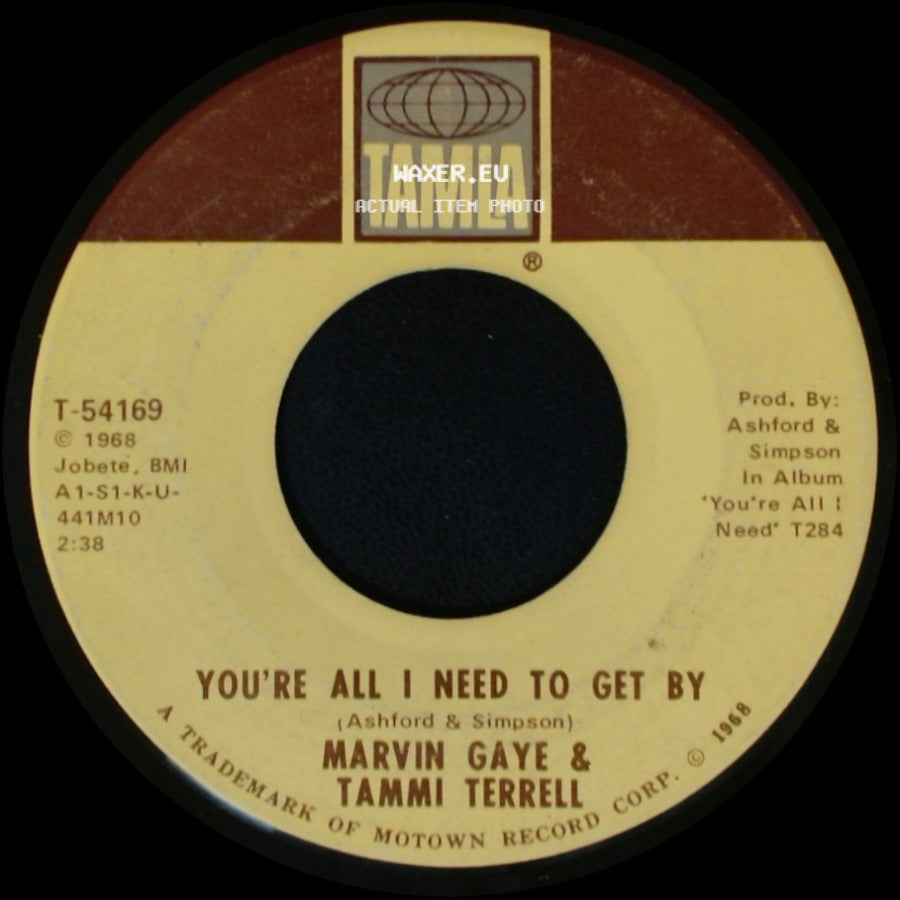 Marvin Gaye & Tammi Terrell - You're All I Need To Get By / Two Can Have A Party side A