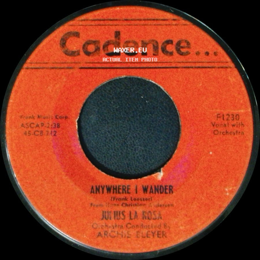 Julius La Rosa - Anywhere I Wander / This Is Heaven side A