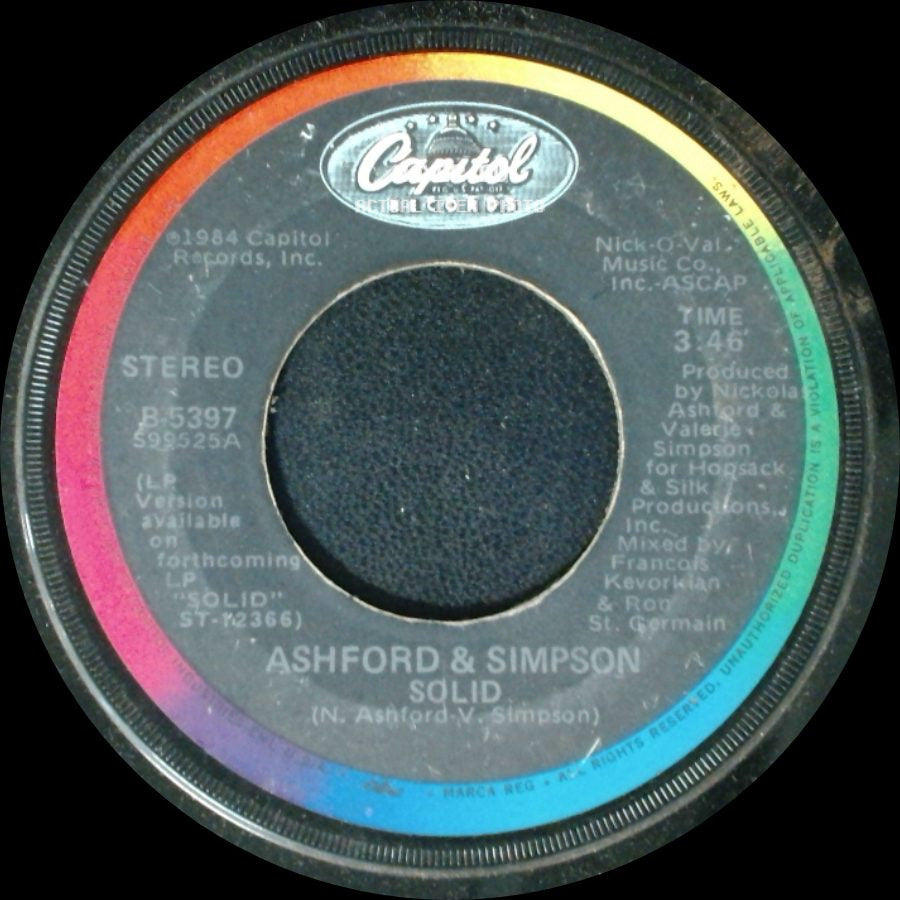 Ashford & Simpson - Solid / Solid (Dub Version) side A