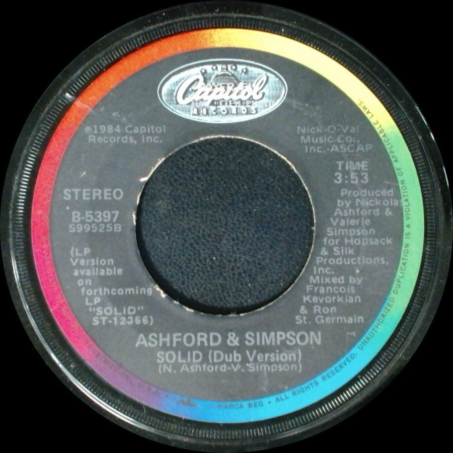 Ashford & Simpson - Solid / Solid (Dub Version) side B