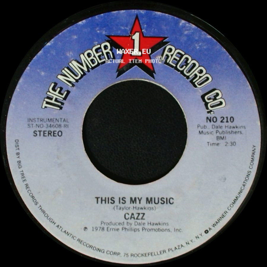 Cazz - This Is My Music / Lets Live Together side A
