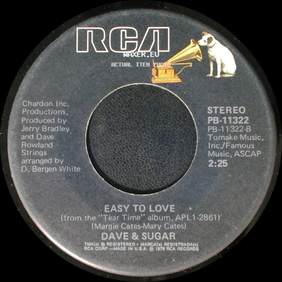 Dave & Sugar - Easy To Love / Tear Time side A