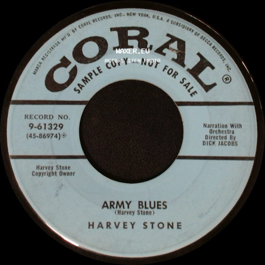 Harvey Stone - Army Blues / Lois side A