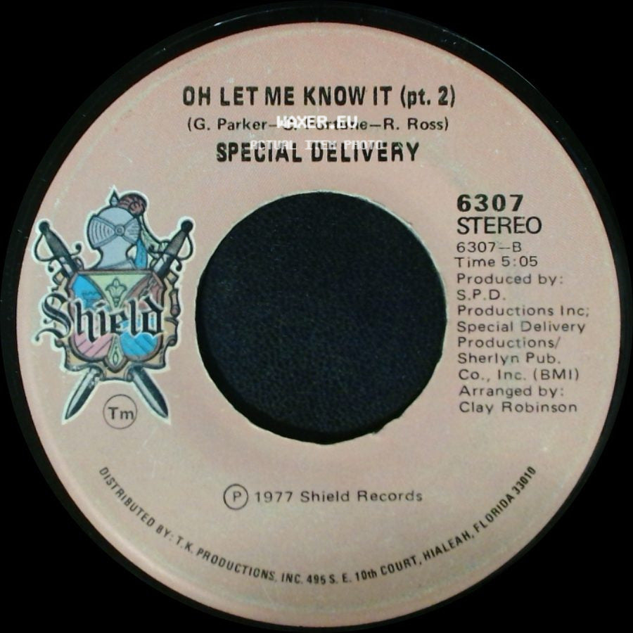 Special Delivery - Oh Let Me Know It (Pt. 2) / Oh Let Me Know It (Pt. 1) side A