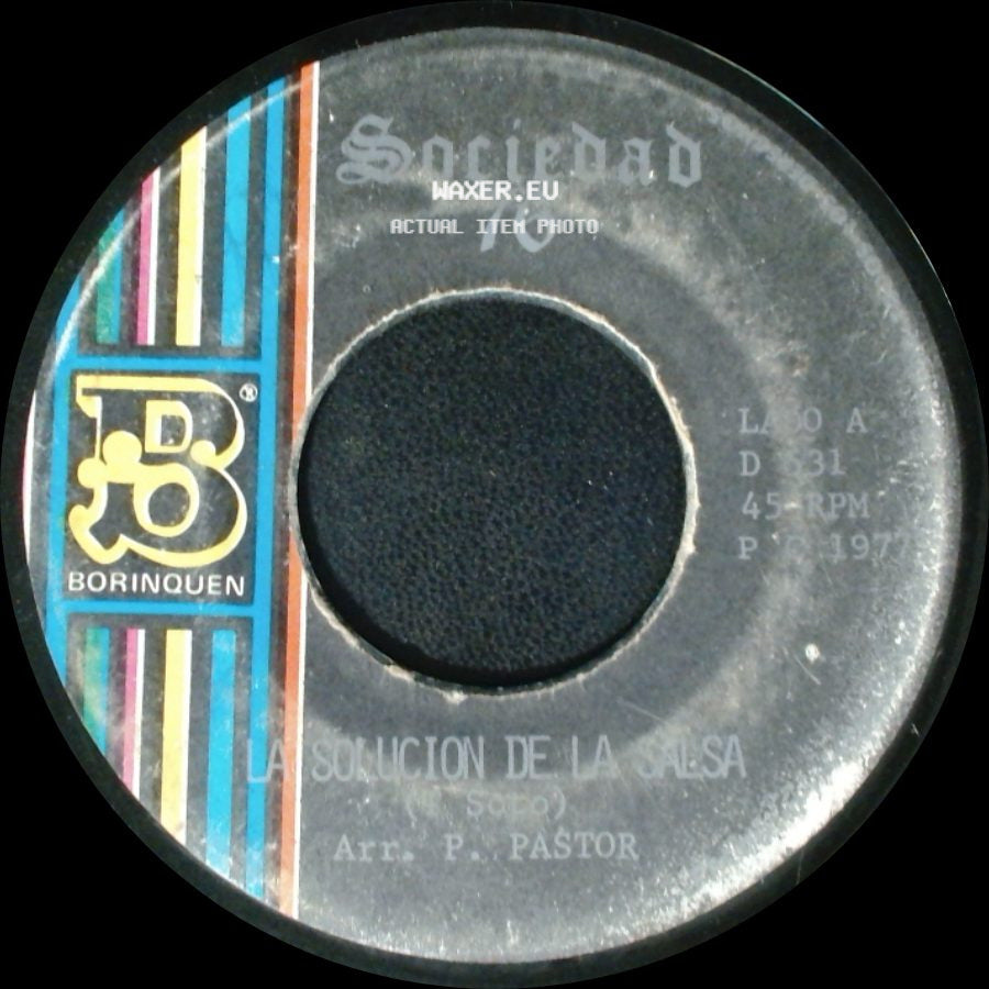 Unknown Artist - Mba Pa Los Bravos / La Solucion De La Salsa side B