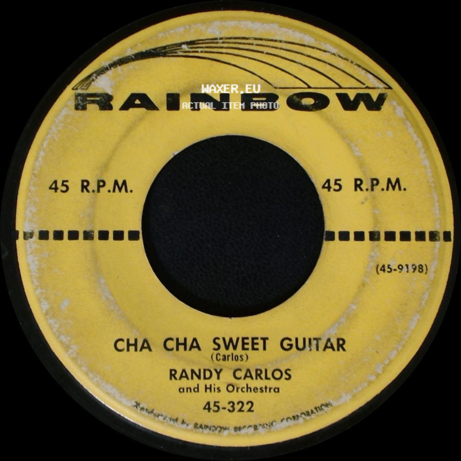 Randy Carlos And His Orchestra - Allen Cha Cha / Cha Cha Sweet Guitar side B