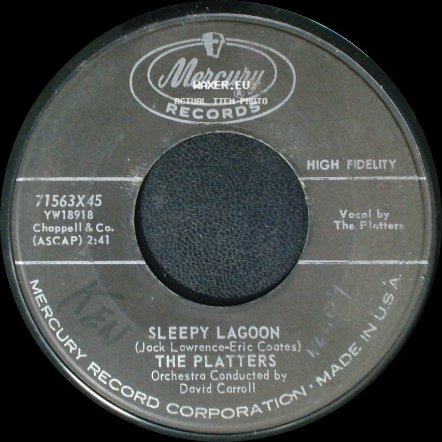 The Platters - Harbor Lights / Sleepy Lagoon side B
