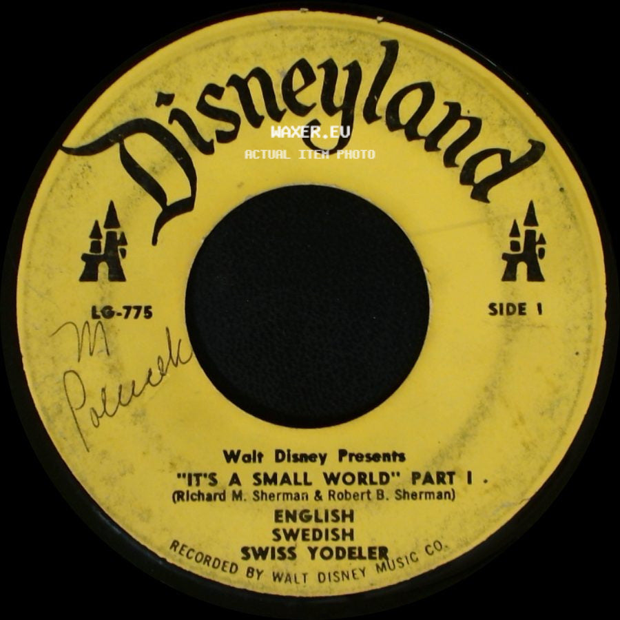 Swiss Yodeler - "It's A Small World" Part I / "It's A Small World" Part Ii side A