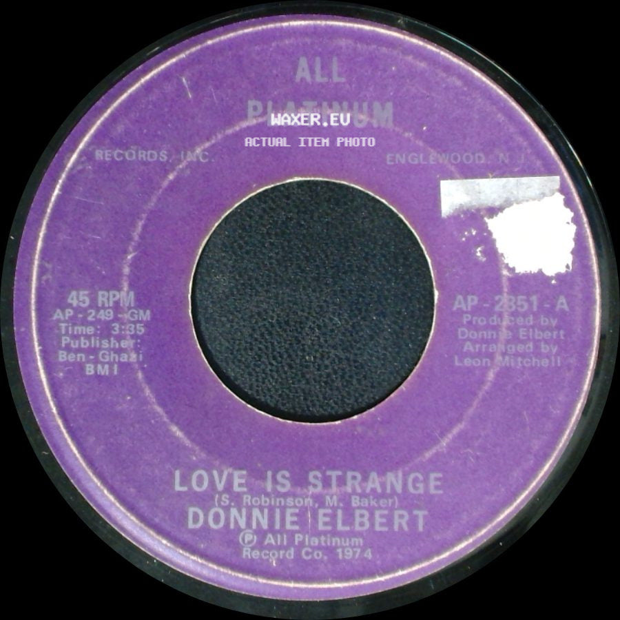 Donnie Elbert - Love Is Strange / Love Is Strange side A