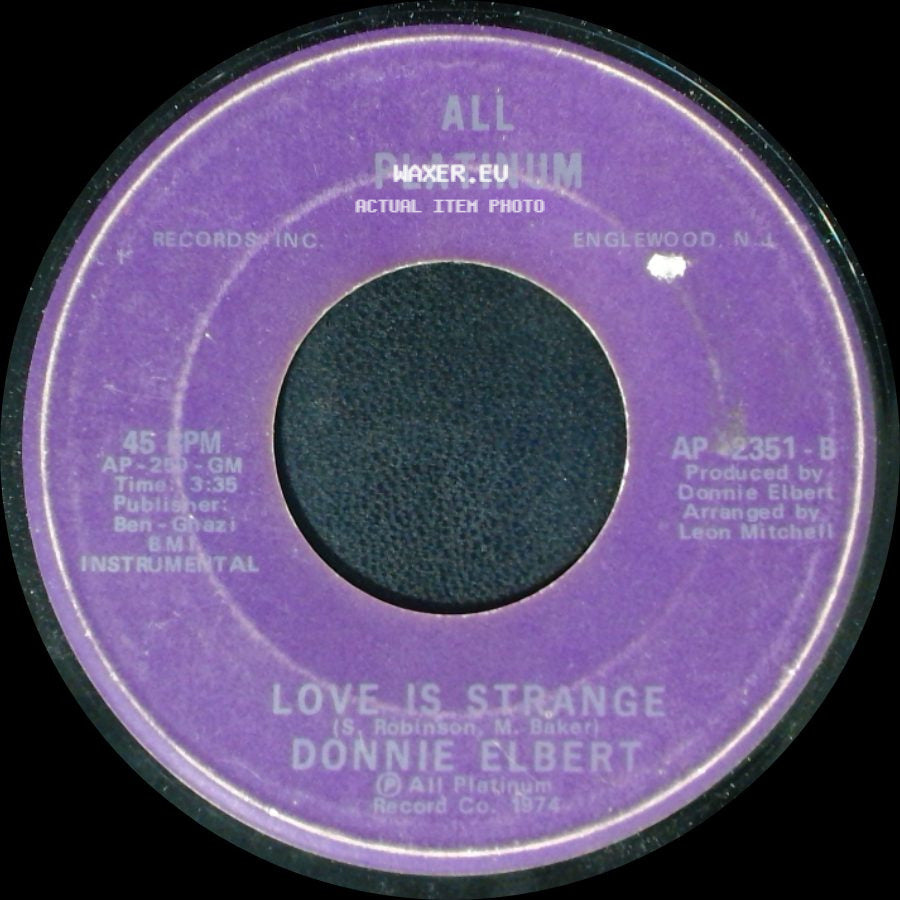 Donnie Elbert - Love Is Strange / Love Is Strange side B