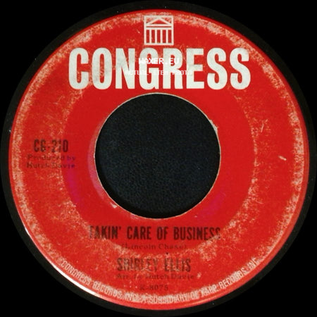Shirley Ellis - Shy One / Takin' Care Of Business side B