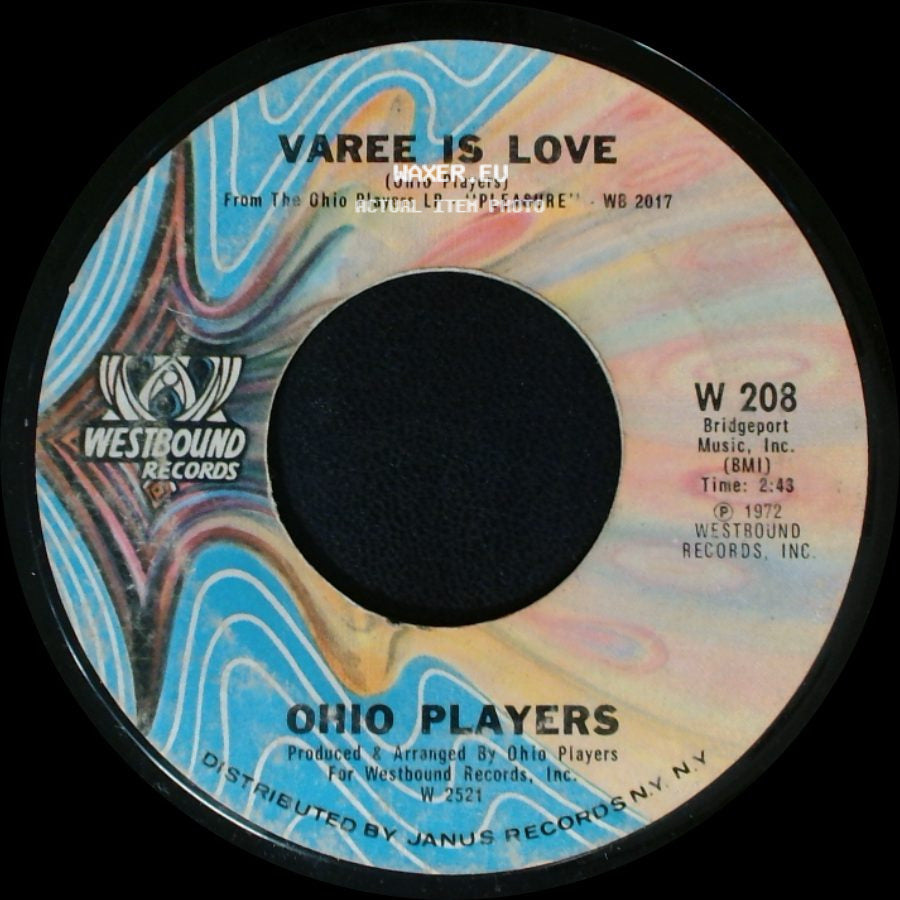 Ohio Players - Walt's First Trip / Varee Is Love side B