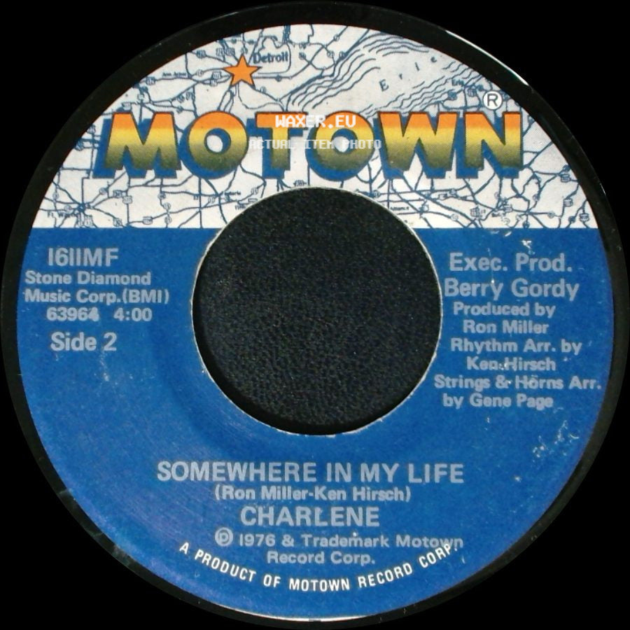 Charlene - I've Never Been To Me / Somewhere In My Life side B