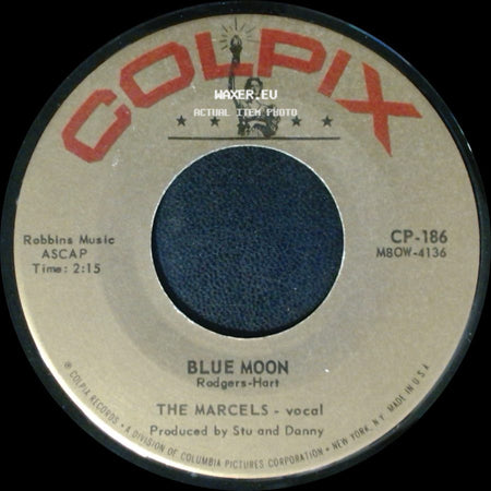 The Marcels - Goodbye To Love / Blue Moon side B