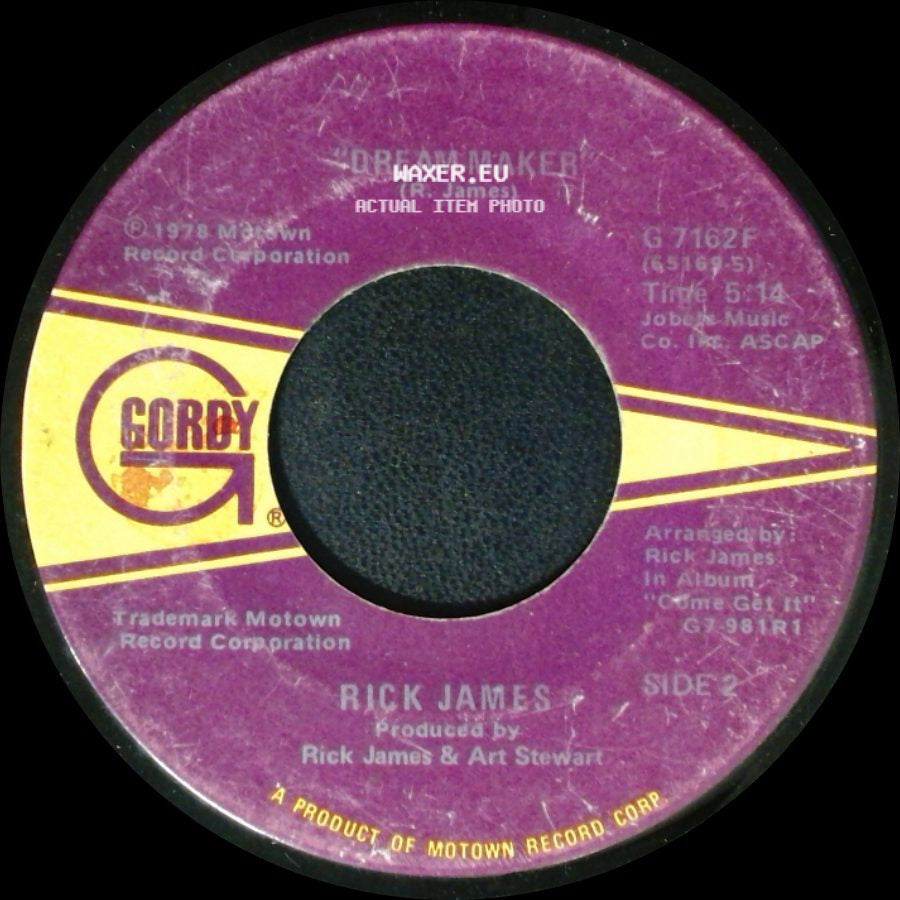 Rick James - Mary Jane / Dream Maker side B