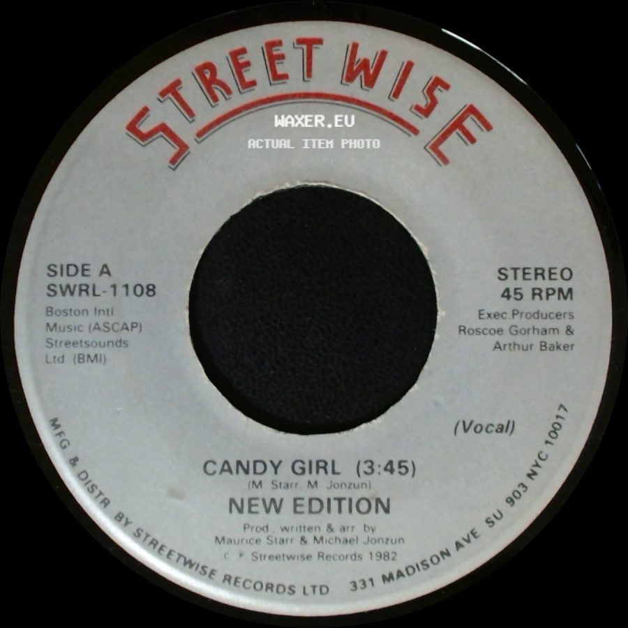 New Edition - Candy Girl / Candy Girl (Sing-A-Long Version) side A