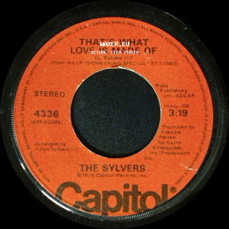 The Sylvers - Hot Line / That's What Love Is Made Of side B