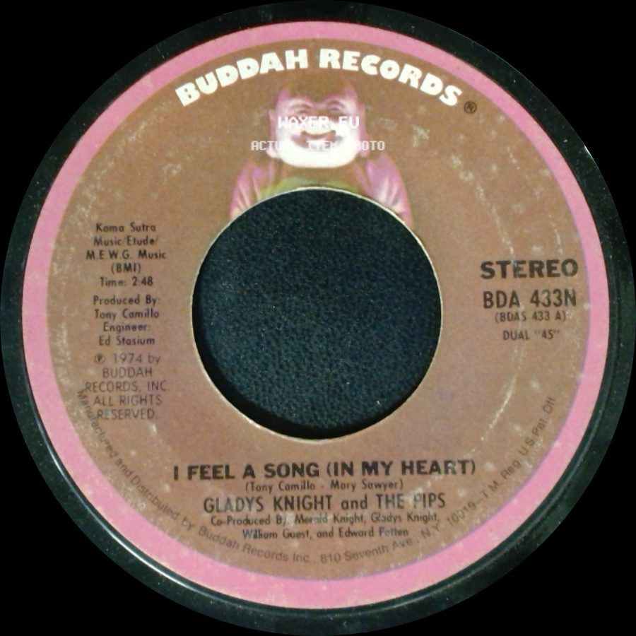 Gladys Knight And The Pips - Don't Burn Down The Bridge / I Feel A Song (In My Heart) side B