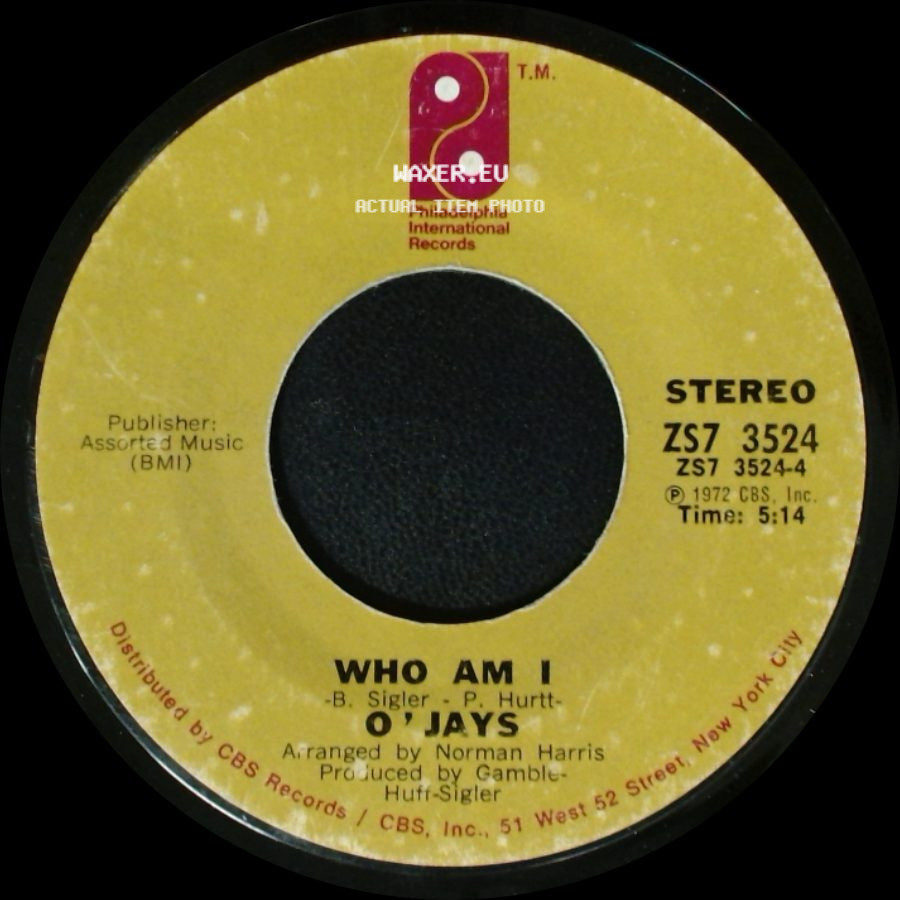 O'jays - Love Train / Who Am I side B